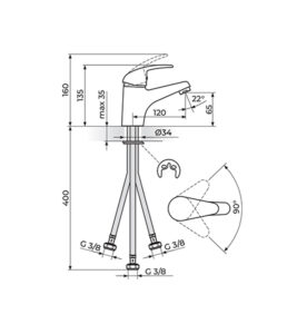 Baterija Za Lavabo King Rosan J301003 Cena Srbija1