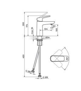 Baterija Za Lavabo Stolz Rosan 130101w Cena Srbija1