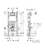 Geberit DuofixBasic Ugradni Vodokotlic 111.153.00.1
