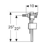 GEBERIT univerzalni plovak za vodokotlić Impuls.333