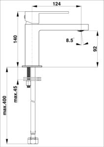 Baterija Za Umivaonik Sq 00057b Herz 01