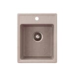 Metalac granitna sudopera xQuadro_40 bež Ø90