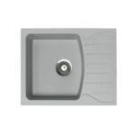 Metalac granitna sudopera xQuadro_M siva Ø90