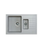Metalac-granitna-usadna-sudopera-xQuadro-Plus1.5D-siva-cena-srbija