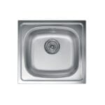 Metalac inox usadna sudopera Quadro ø90