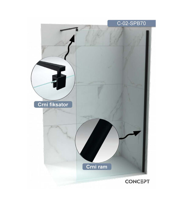 Tuš-paravan-C-02-SPB70-Concept-Project-70x200-cena-srbija