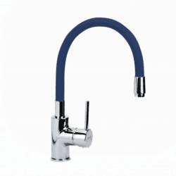 Baterija za sudoperu MINOTTI TUBO sa 2 cevi gibljiva lula 6138RBL - rojal plava