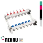 Sabirnik sa protokomerima HKV-D INOX REHAU razdelnik od nerdjajuceg celika